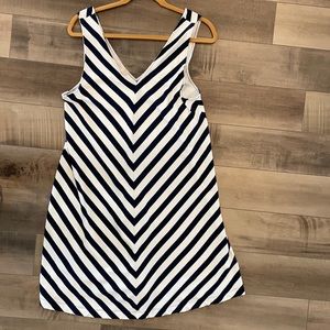 LOFT double v swing dress